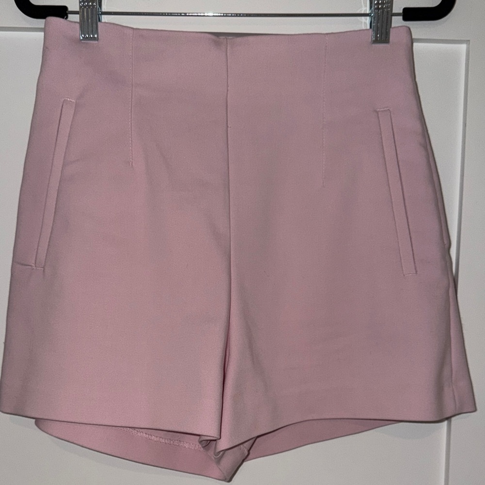 Zara High Waist Pink Shorts